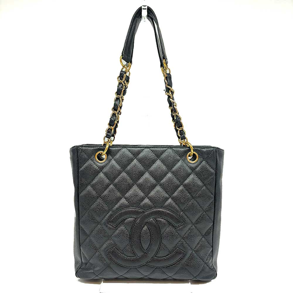 Top Quality Chanel Caviar Skin Chain Shoulder Tote Bag