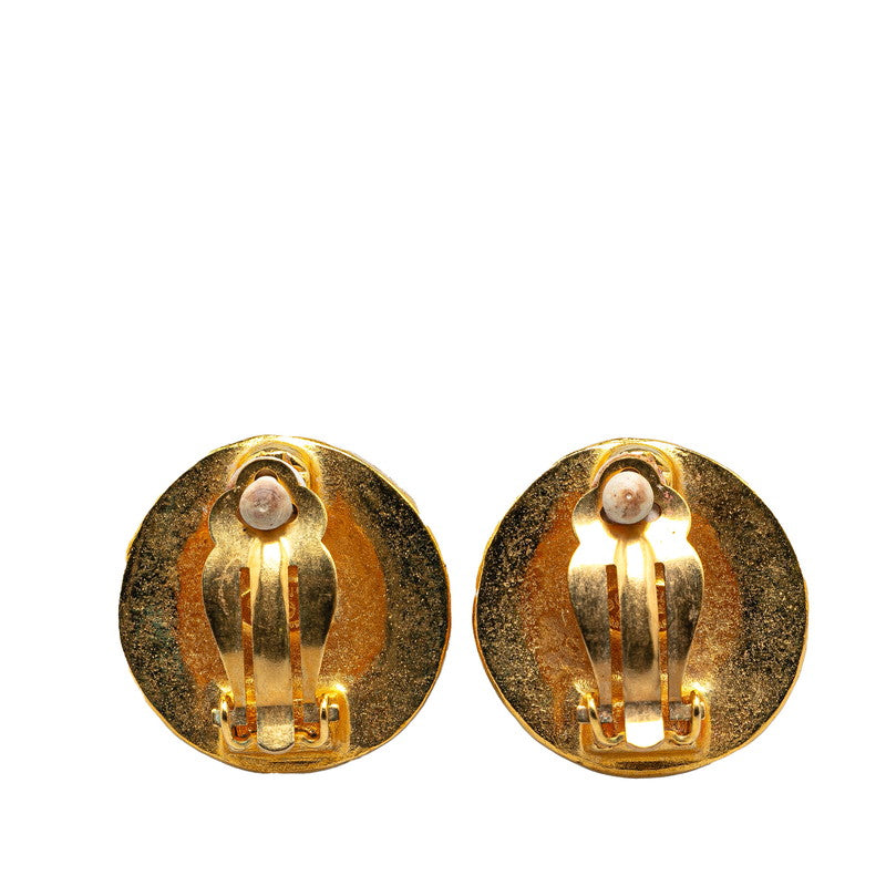 Top Quality Chanel Coco Mark Gold Earrings