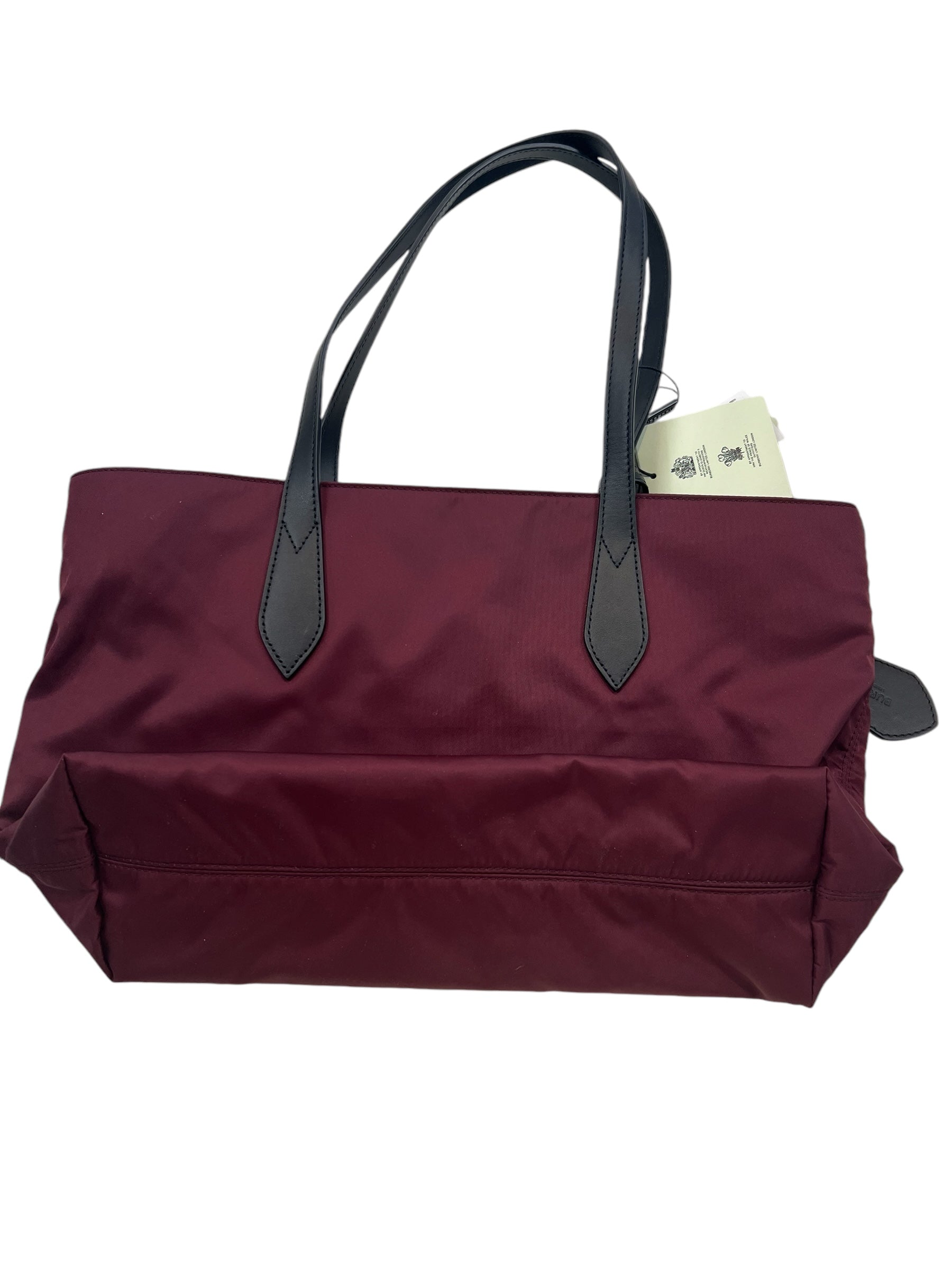 Tote Luxury Designer By Burberry. Size: Medium