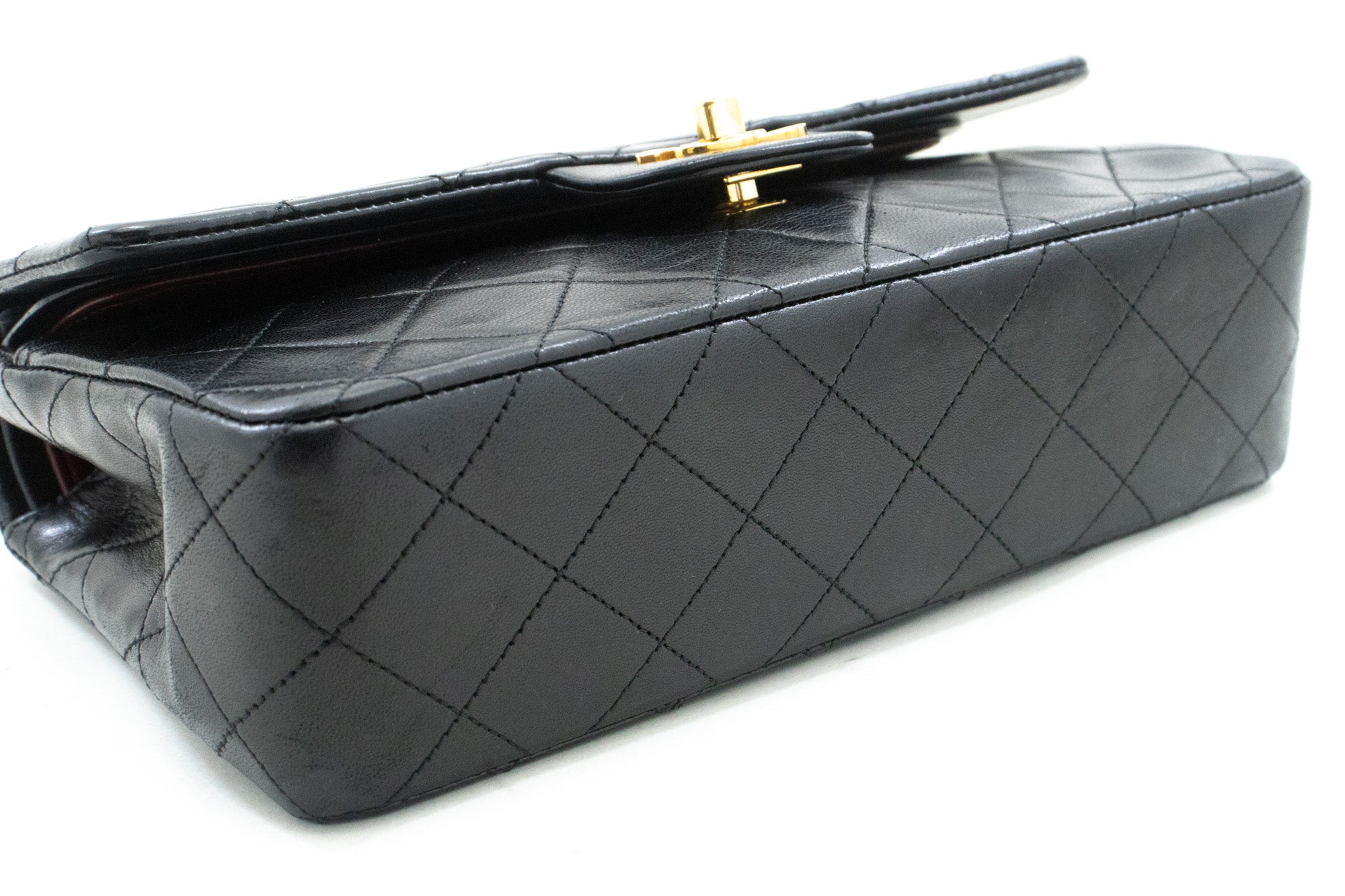 Top Quality Chanel Classic Double New 9 Chain Shoulder Bag Black Lambskin