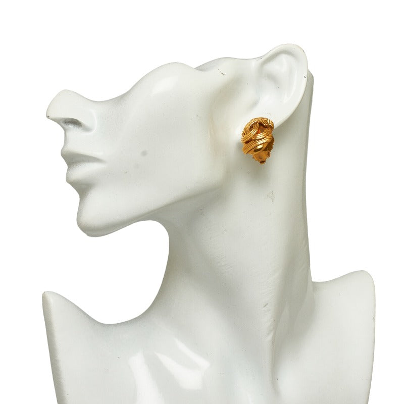 Top Quality Chanel Cocomark Waterdresser Earring Gold Chanel