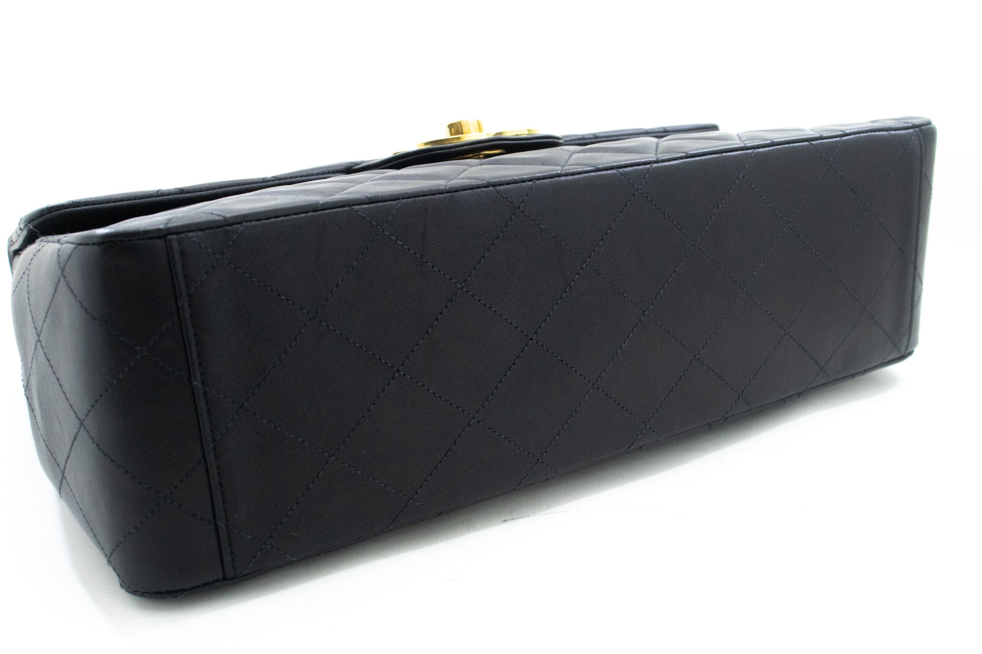 Top Quality Chanel Classic Large 13 New Chain Shoulder Bag Black Lambskin