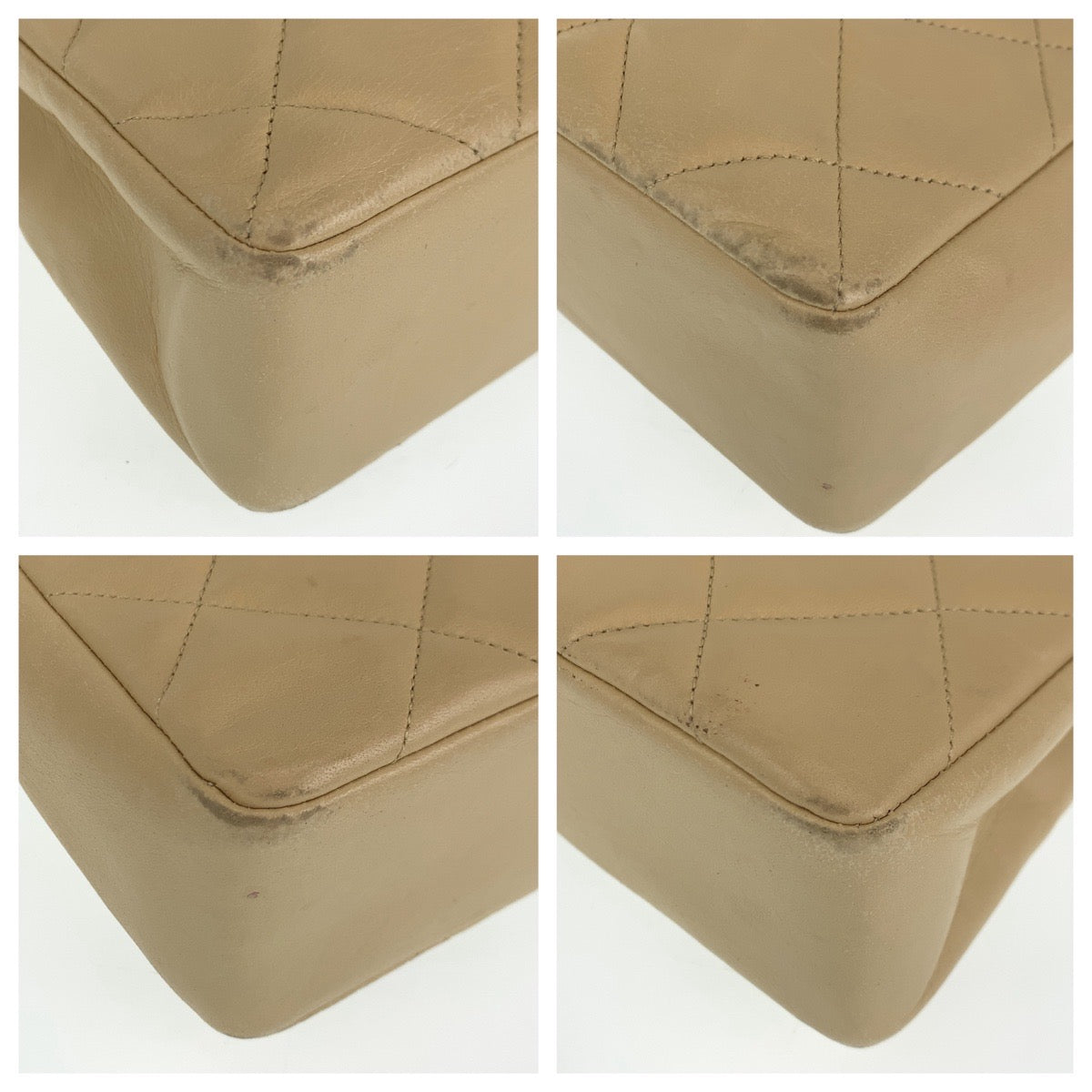 Top Quality Chanel Vintage Lambskin Matelasse Turnlock Crossbody