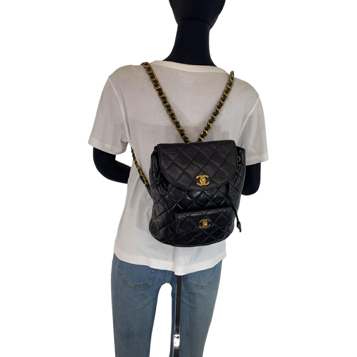 Top Quality Chanel Lambskin Matelasse Double C Turn Lock Backpack