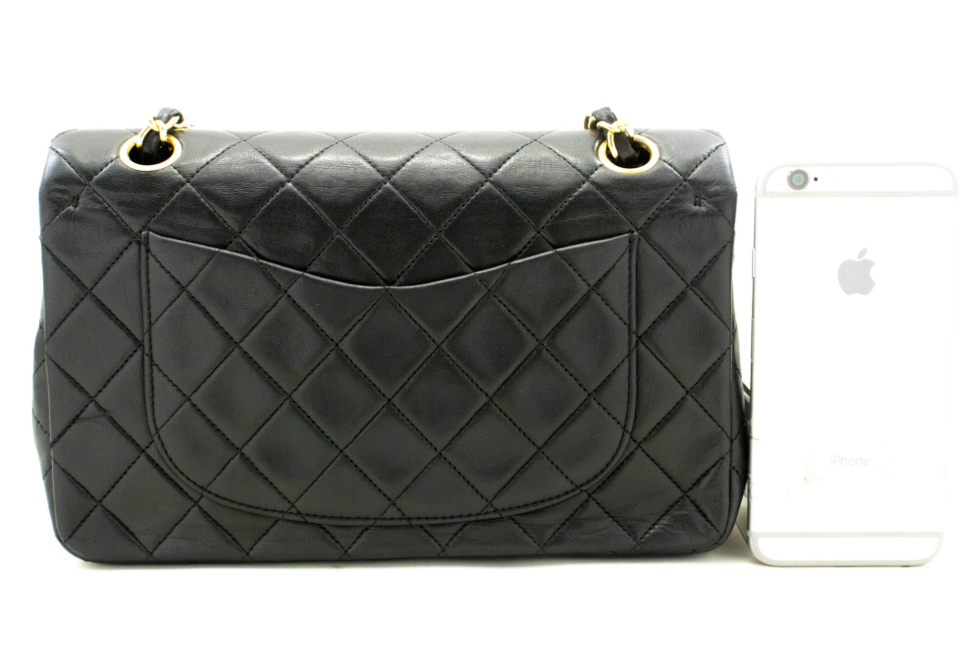 Top Quality Chanel Classic Double New 9 Chain Shoulder Bag Black Lambskin