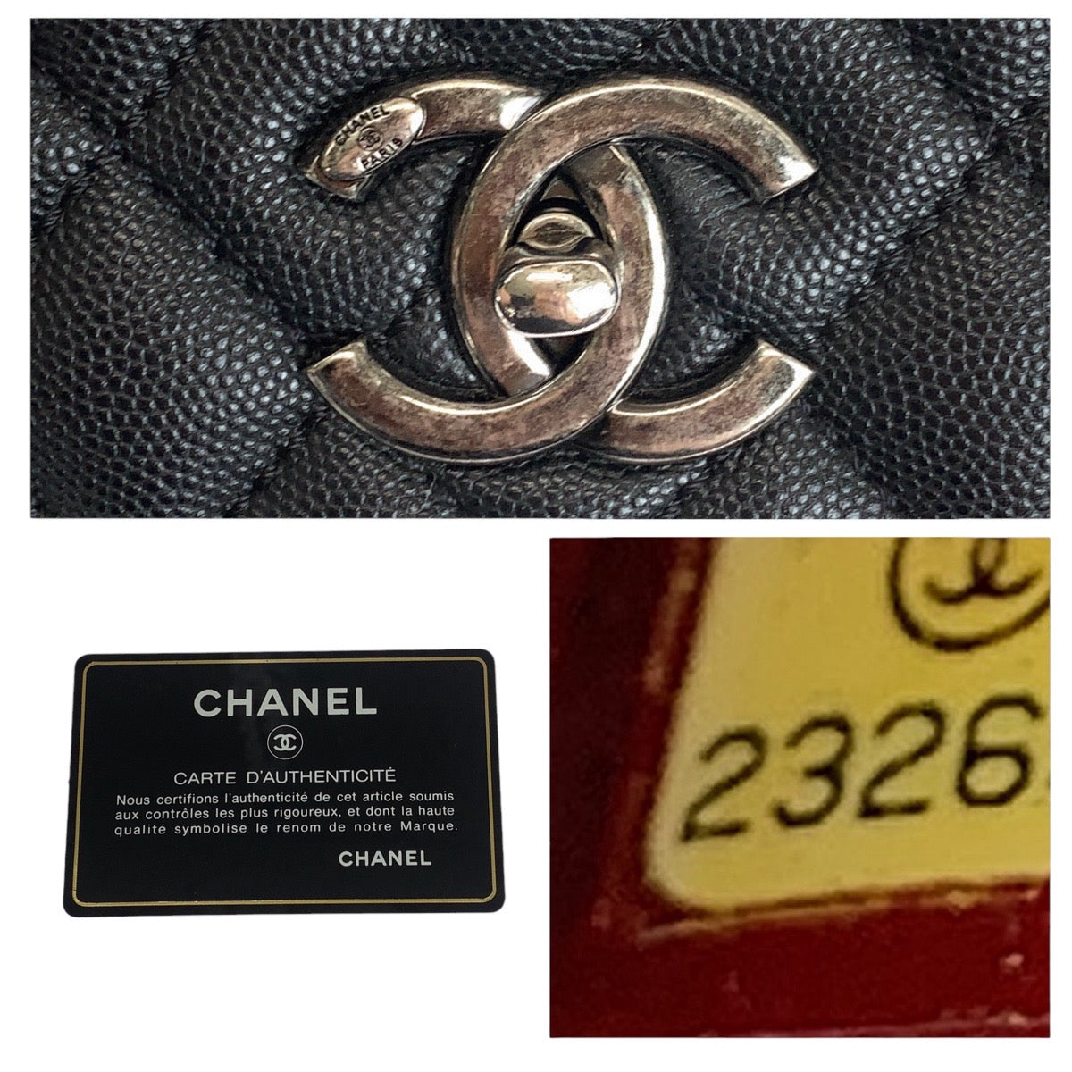 Top Quality Chanel Caviar Coco Handle Large Handbag