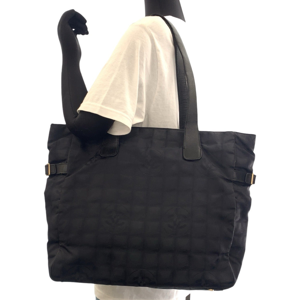 Top Quality Chanel Vintage Nylon/Leather Tote Bag
