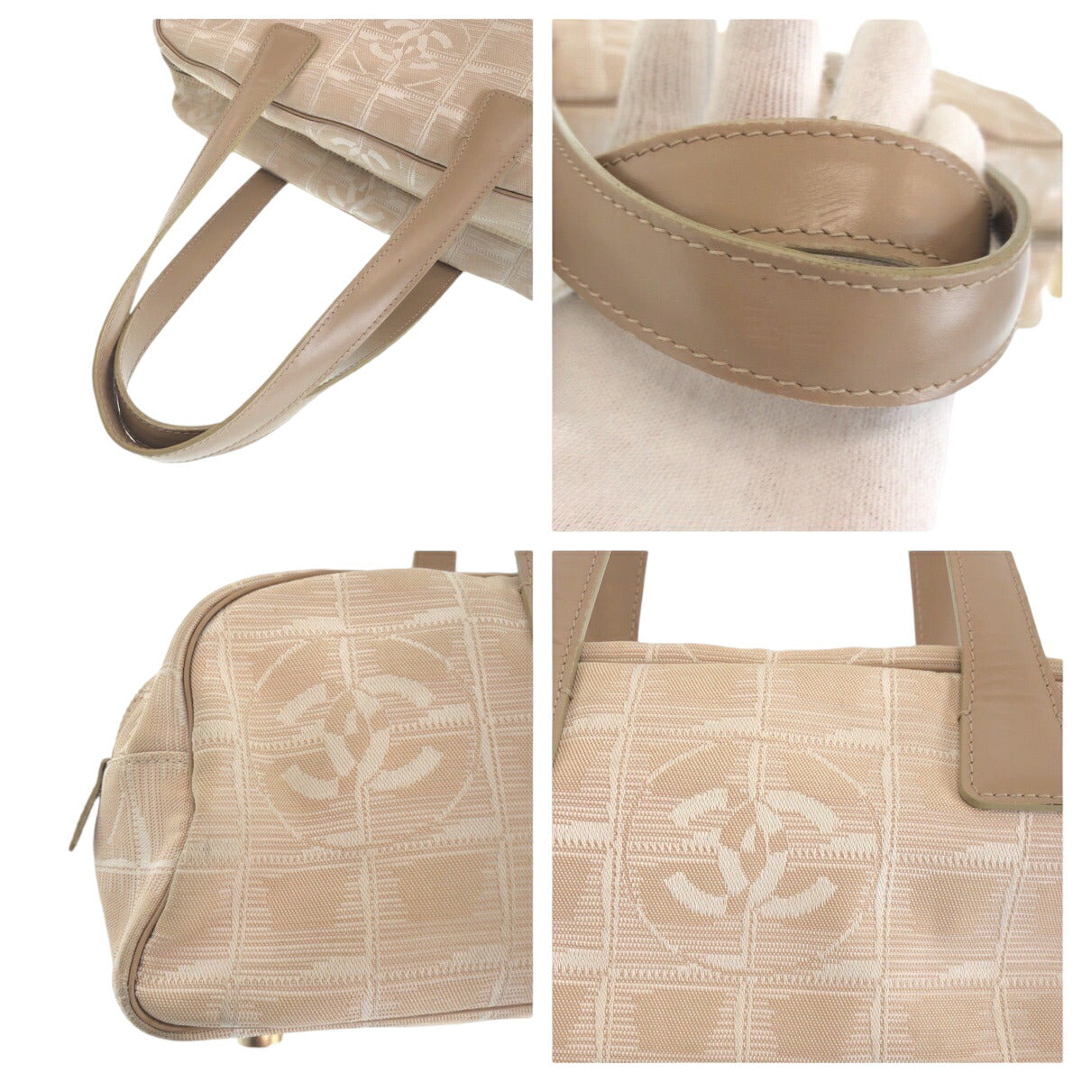 Top Quality Chanel Vintage New Travel Line Canvas Handbag