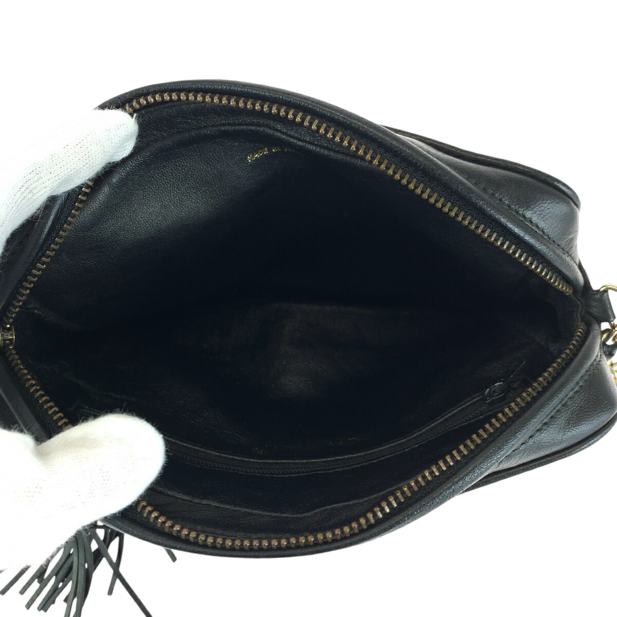 Top Quality Chanel Vintage Lambskin Fringe Tassel Shoulder Bag