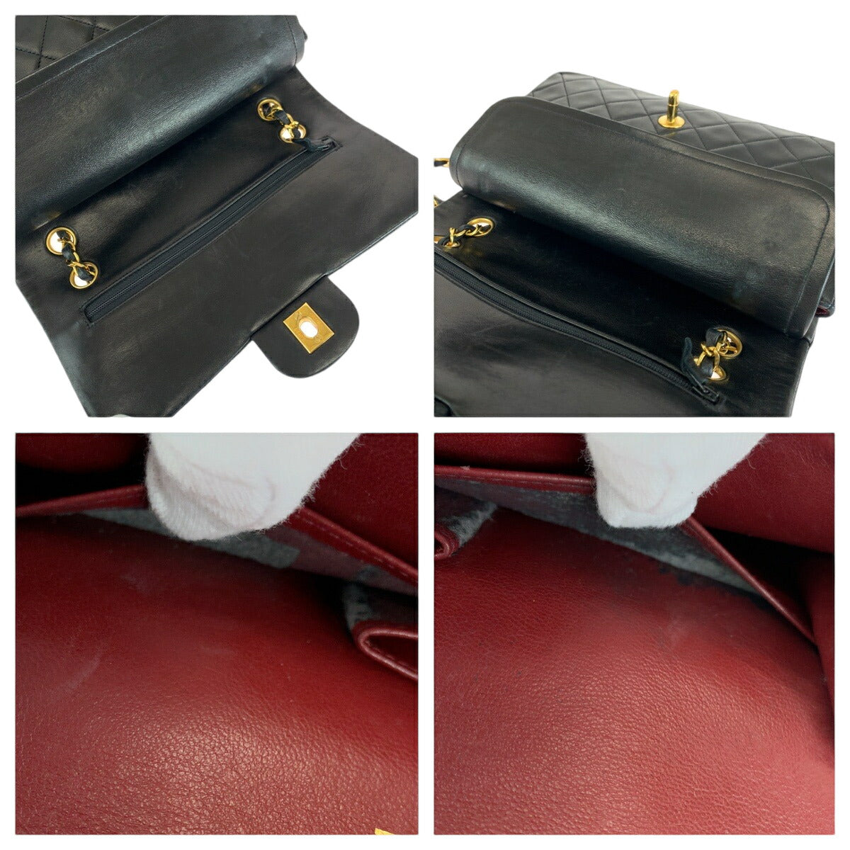 Top Quality Chanel Vintage Matelasse Double Flap Bag