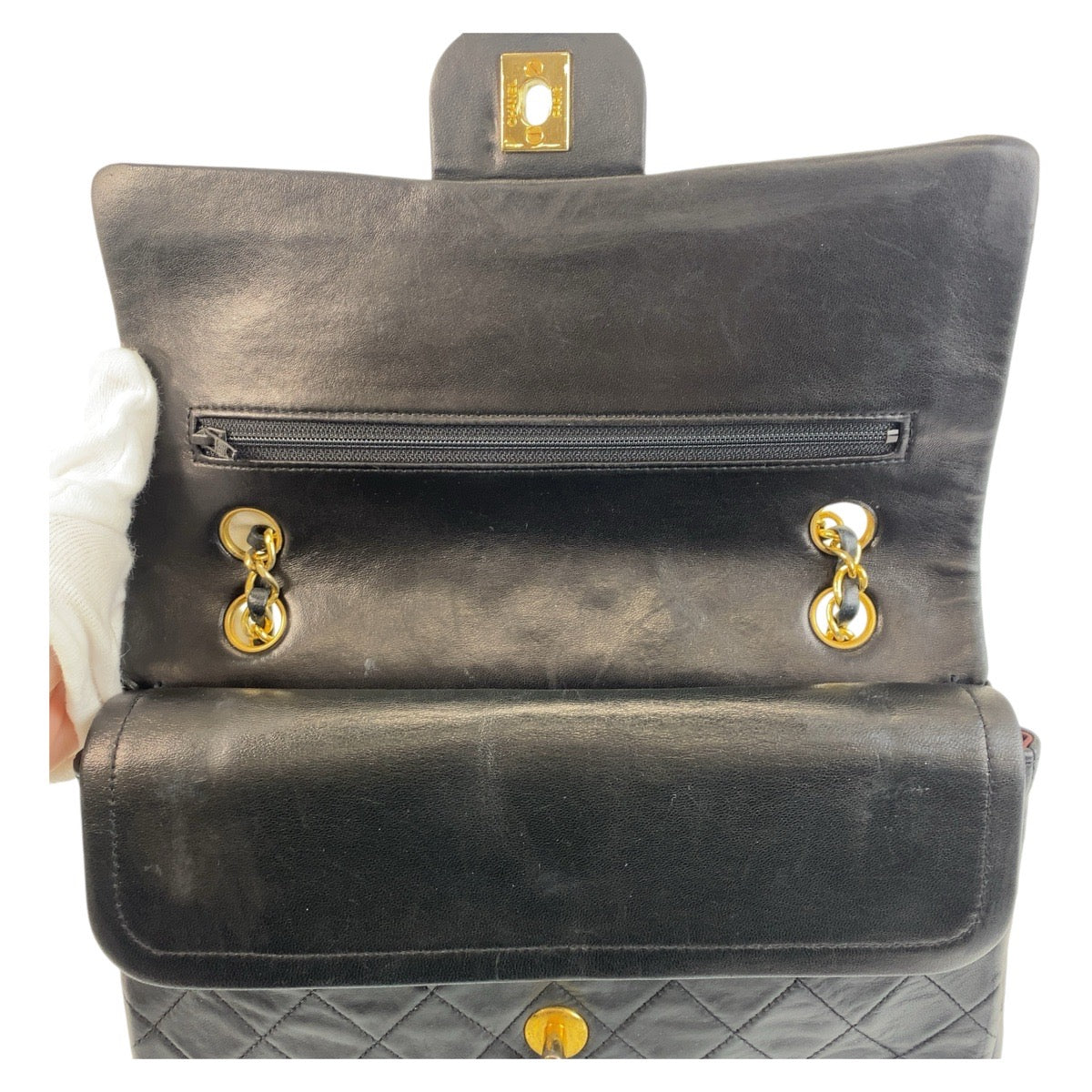 Top Quality Chanel Vintage Matelasse Double Flap Shoulder Bag