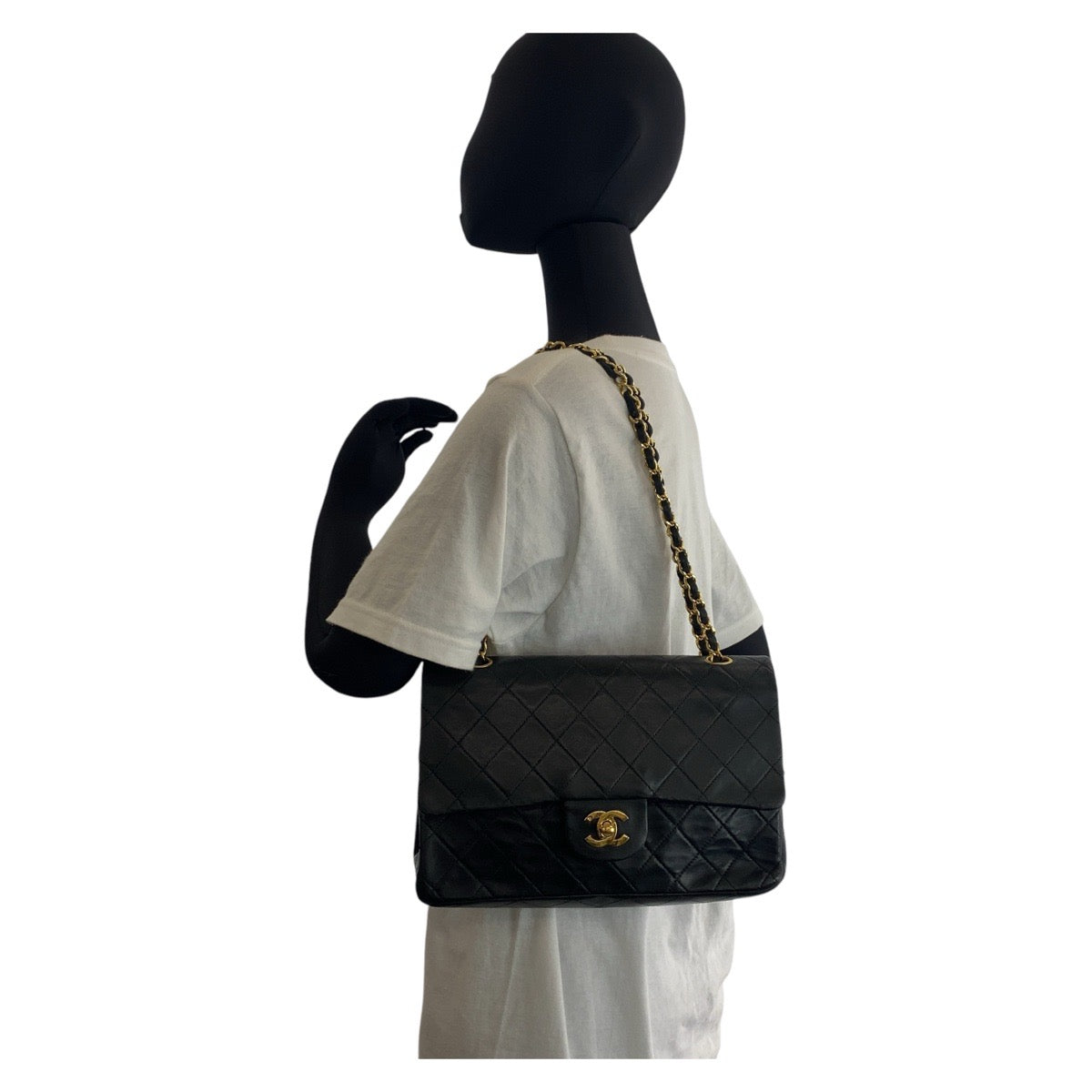 Top Quality Chanel Vintage Matelasse Double Flap Shoulder Bag