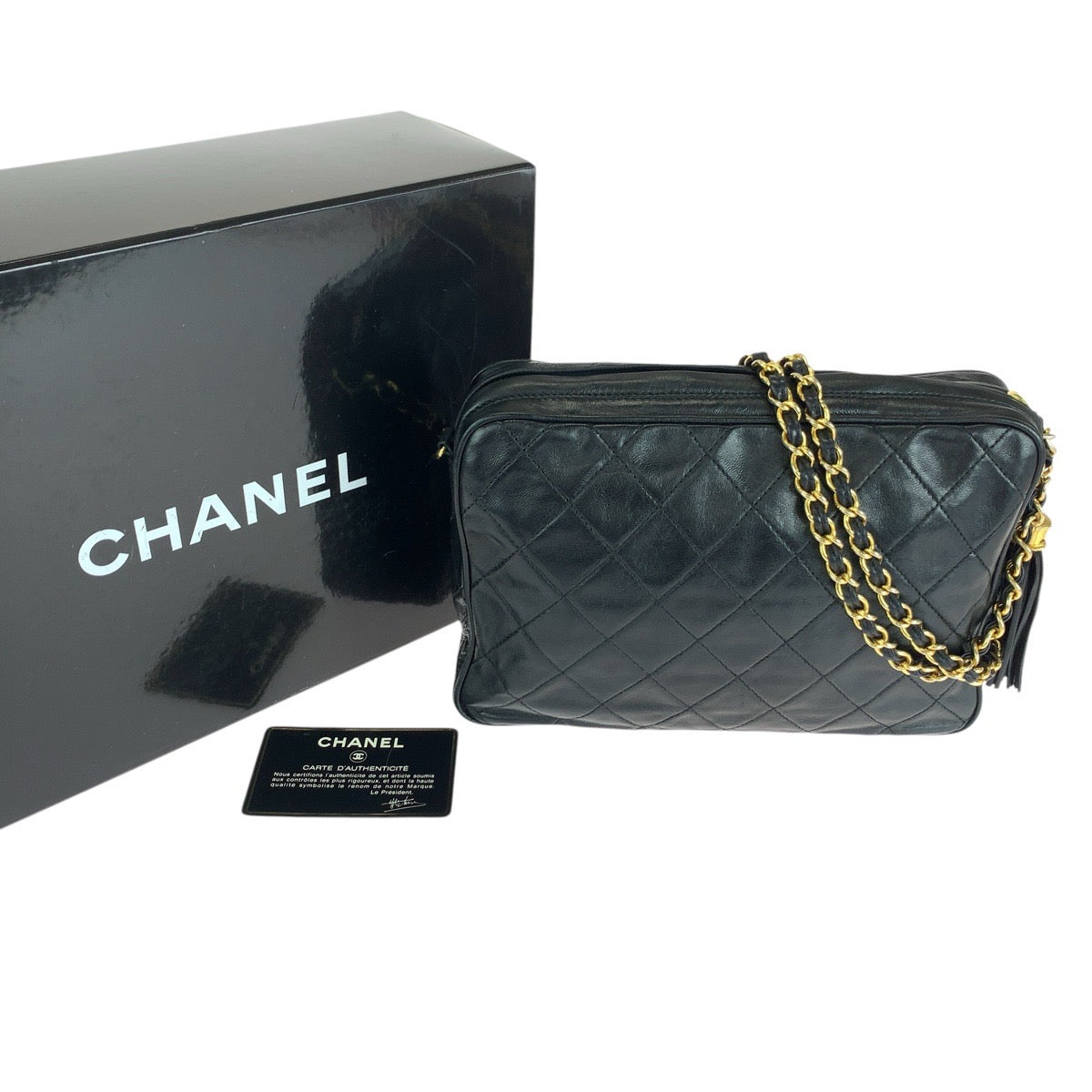 Top Quality Chanel Vintage Matelass?© Fringe Shoulder Bag