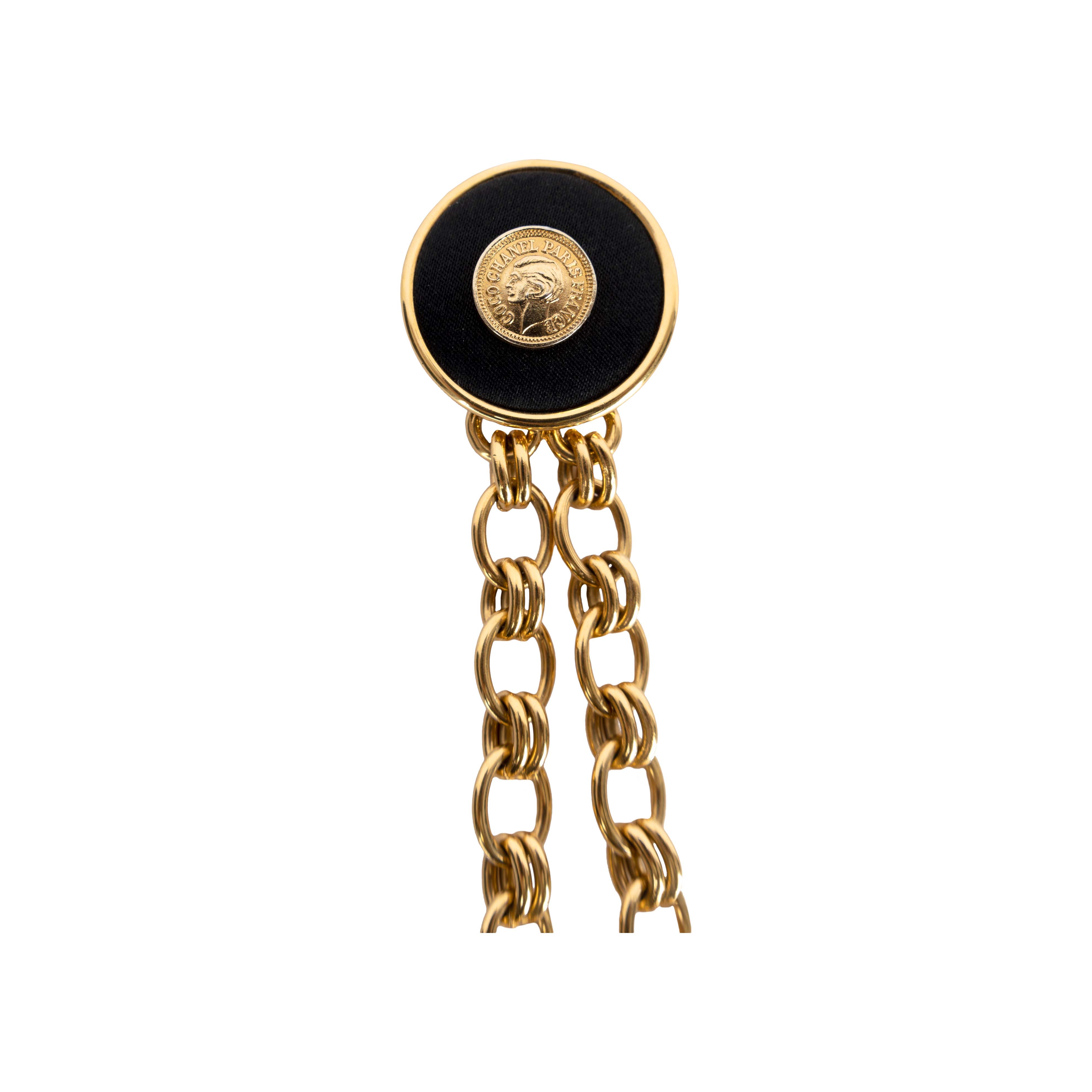 Top Quality Chanel Top Quality Chanel Vintage Brooch with Chain