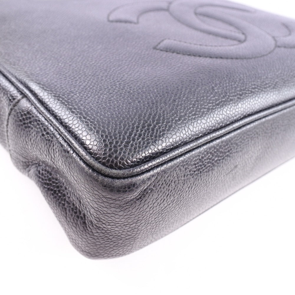 Top Quality Chanel Caviar Skin Tote Bag Black