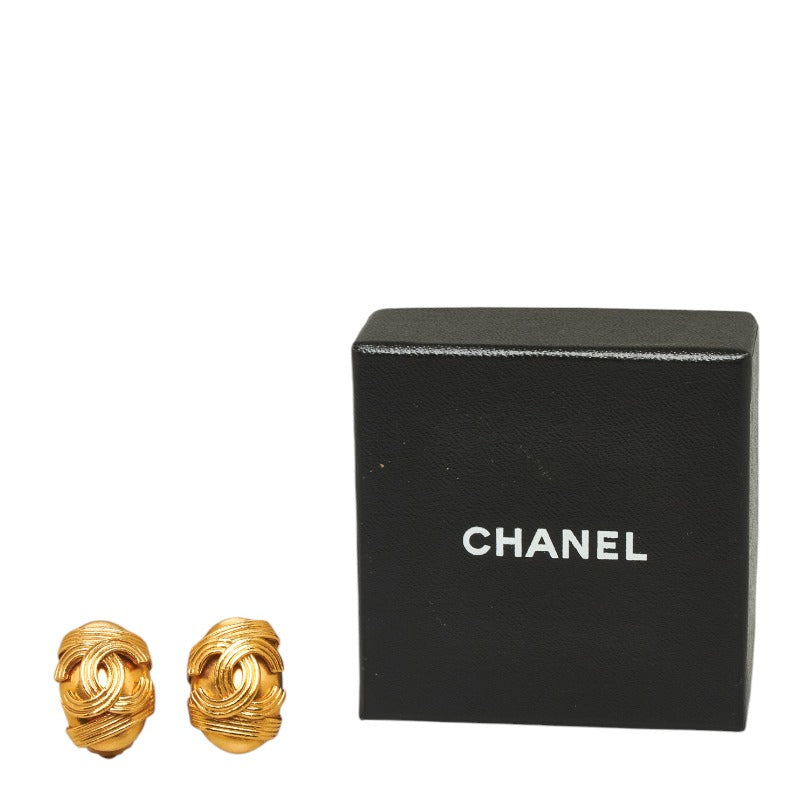Top Quality Chanel Cocomark Waterdresser Earring Gold Chanel