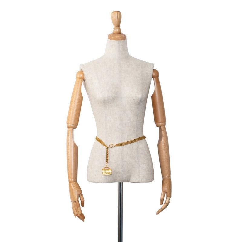 Top Quality Chanel Vintage Matelasse Chain Belt Gold