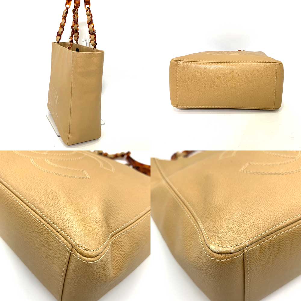 Top Quality Chanel Caviar Skin Tortoise Shell Tote Bag