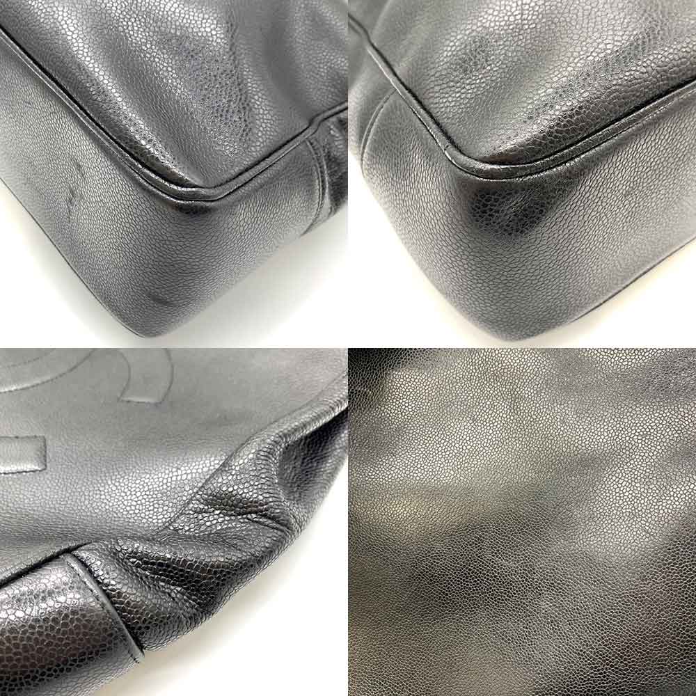 Top Quality Chanel Caviar Leather Tote Bag Black