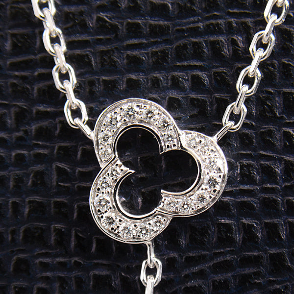 Top Quality Chanel Camellia Diamond Necklace 750WG White Gold