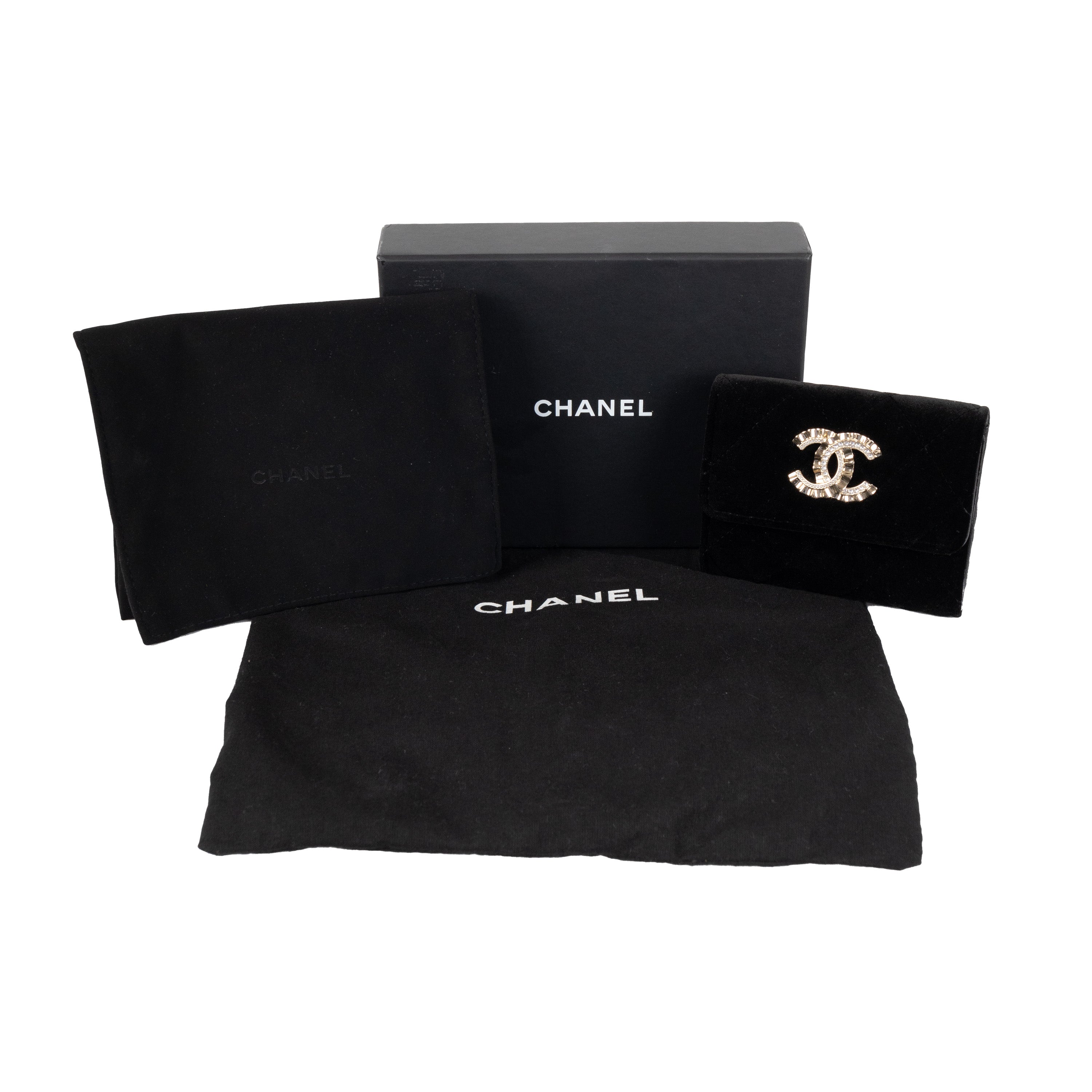 Top Quality Chanel Top Quality Chanel Quilted Velvet Wallet