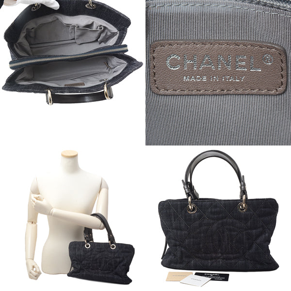 Top Quality Chanel Denim Leather Handbag