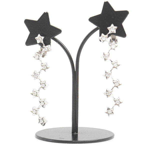Top Quality Chanel Comet Star Diamond Earrings 750WG