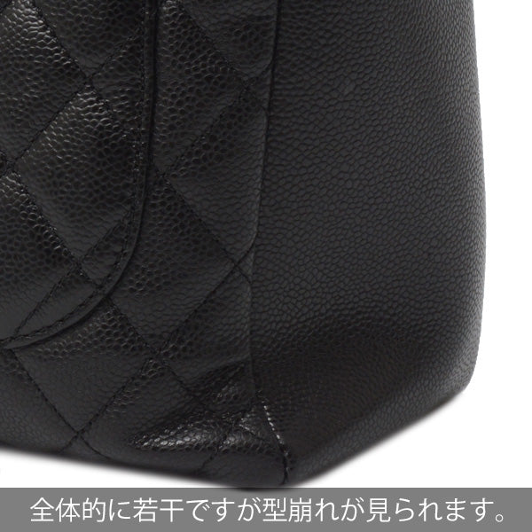 Top Quality Chanel Caviar Skin Chain Shoulder Bag Black