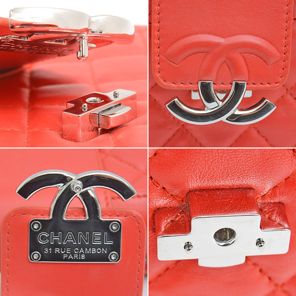 Top Quality Chanel Leather Matelasse Half Coco Chain Shoulder Bag