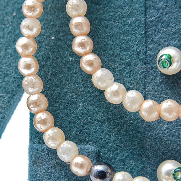 Top Quality Chanel Velour Fake Pearl Jacket Motif Brooch
