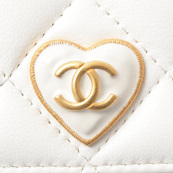 Top Quality Chanel Leather Matelasse Small Flap Wallet