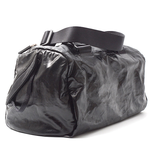 Top Quality Chanel Coated Canvas Boston Bag Travel Sports Black