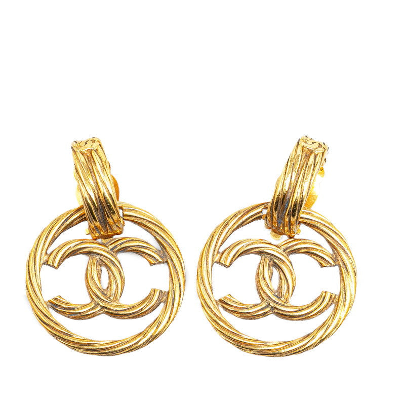 Top Quality Chanel Gold Plated Earrings