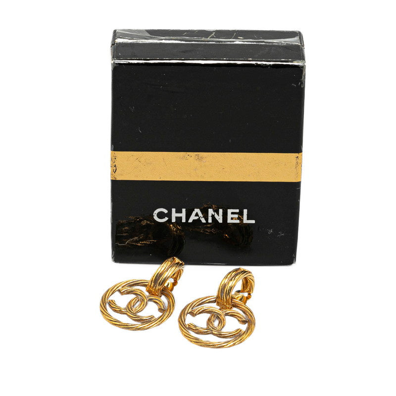 Top Quality Chanel Gold Plated Earrings