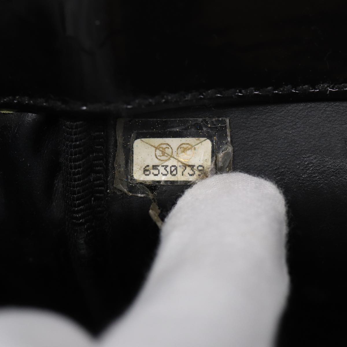 Top Quality Chanel Chain Tote Bag Patent leather Black Silver CC Auth 86039