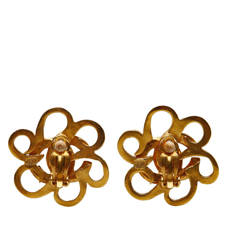 Top Quality Chanel Flowers Cocomark Earrings Gold Ladies Chanel