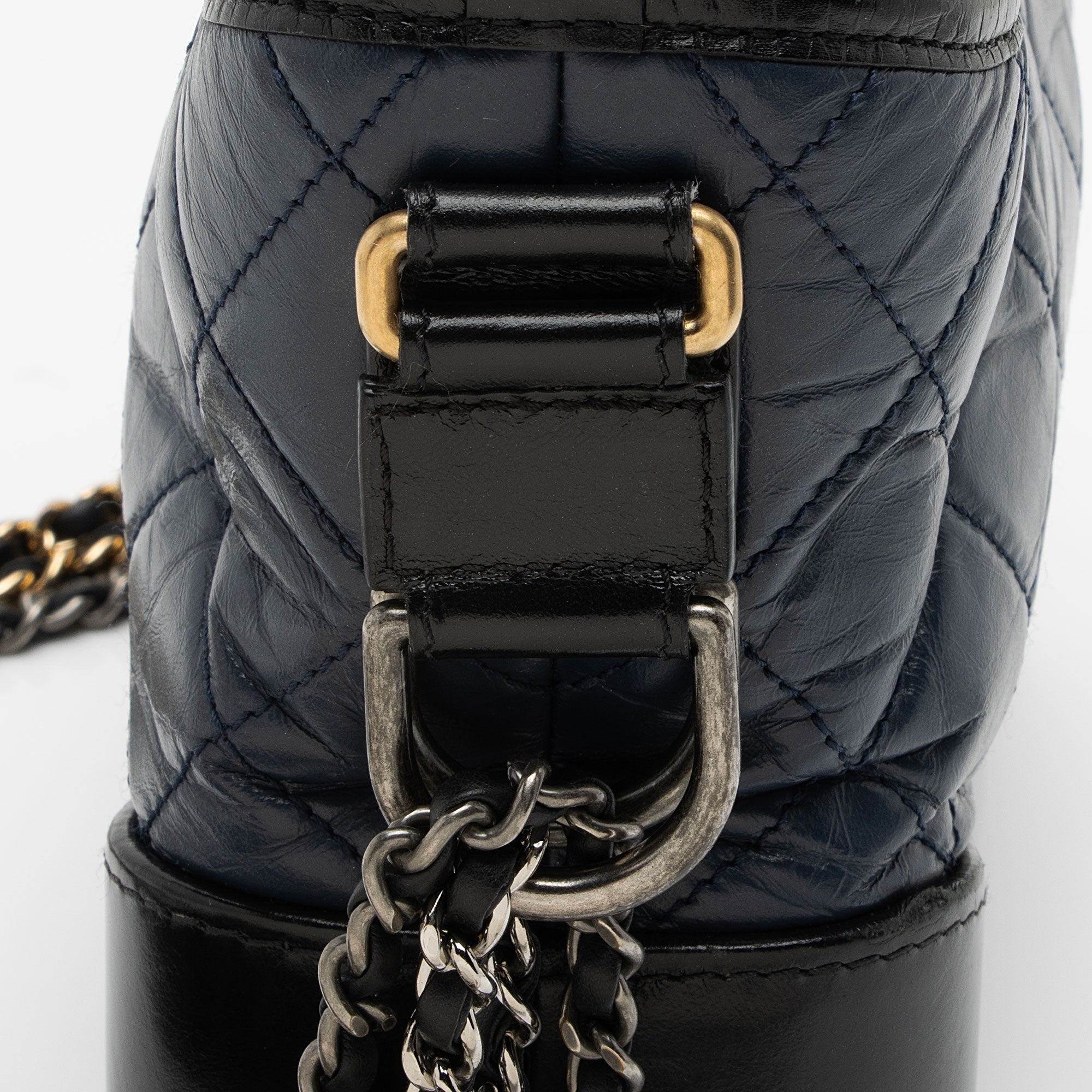 Top Quality Chanel Aged Calfskin Gabrielle Small Hobo (SHF-HRtG2w)