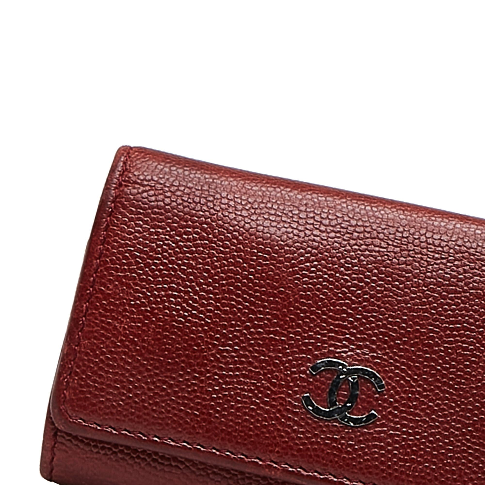 Top Quality Chanel CC Caviar Leather Key Holder (SHG-Q0z0Em)