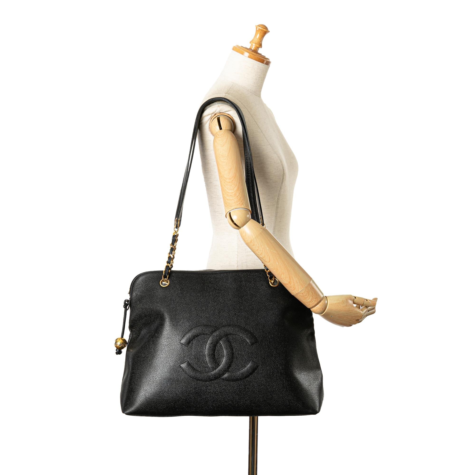 Top Quality Chanel CC Caviar Tote (SHG-XkDBF3)