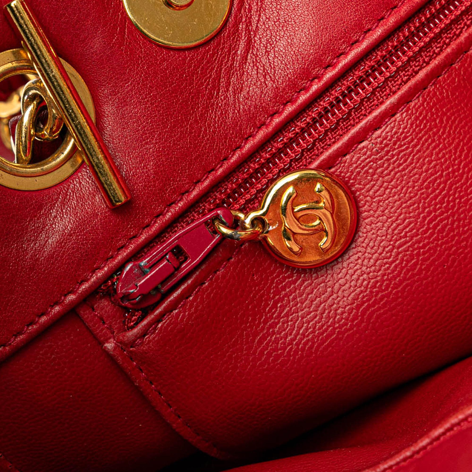 Top Quality Chanel CC Lambskin Chain Tote (SHG-60sefo)