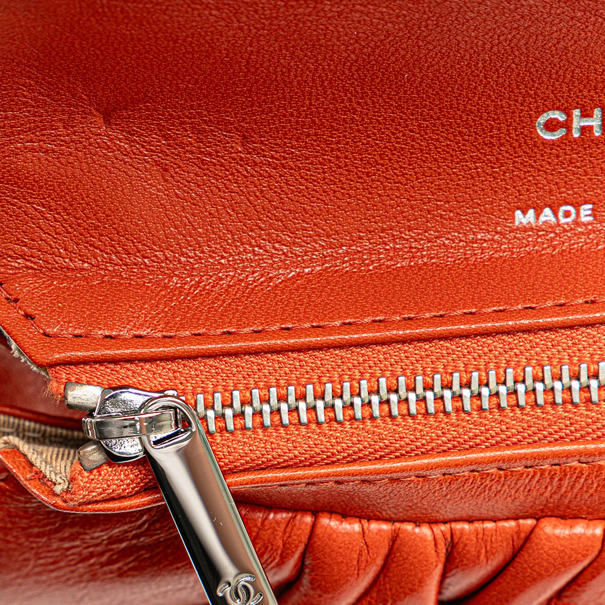Top Quality Chanel CC Quilted Lambskin Cosmetic Case (SHG-lBlq6T)