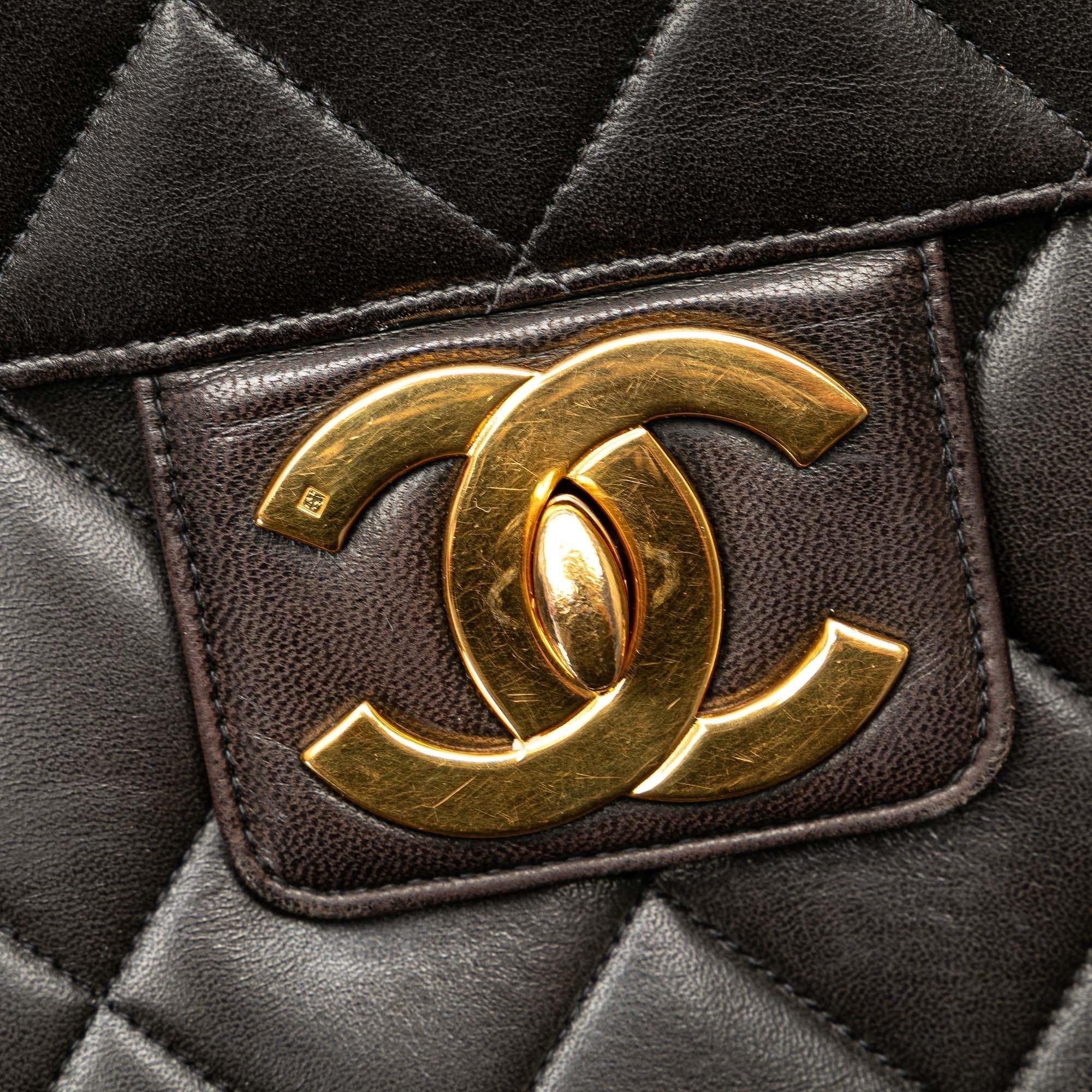 Top Quality Chanel CC Quilted Lambskin Flap Briefcase (SHG-q0A6fi)