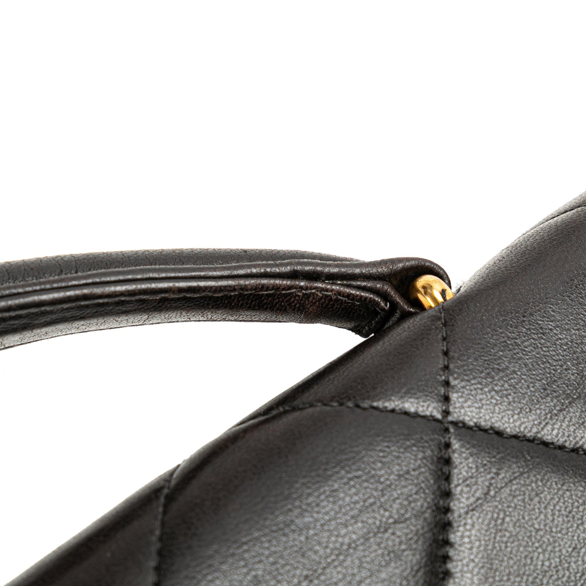 Top Quality Chanel CC Quilted Lambskin Flap Briefcase (SHG-q0A6fi)