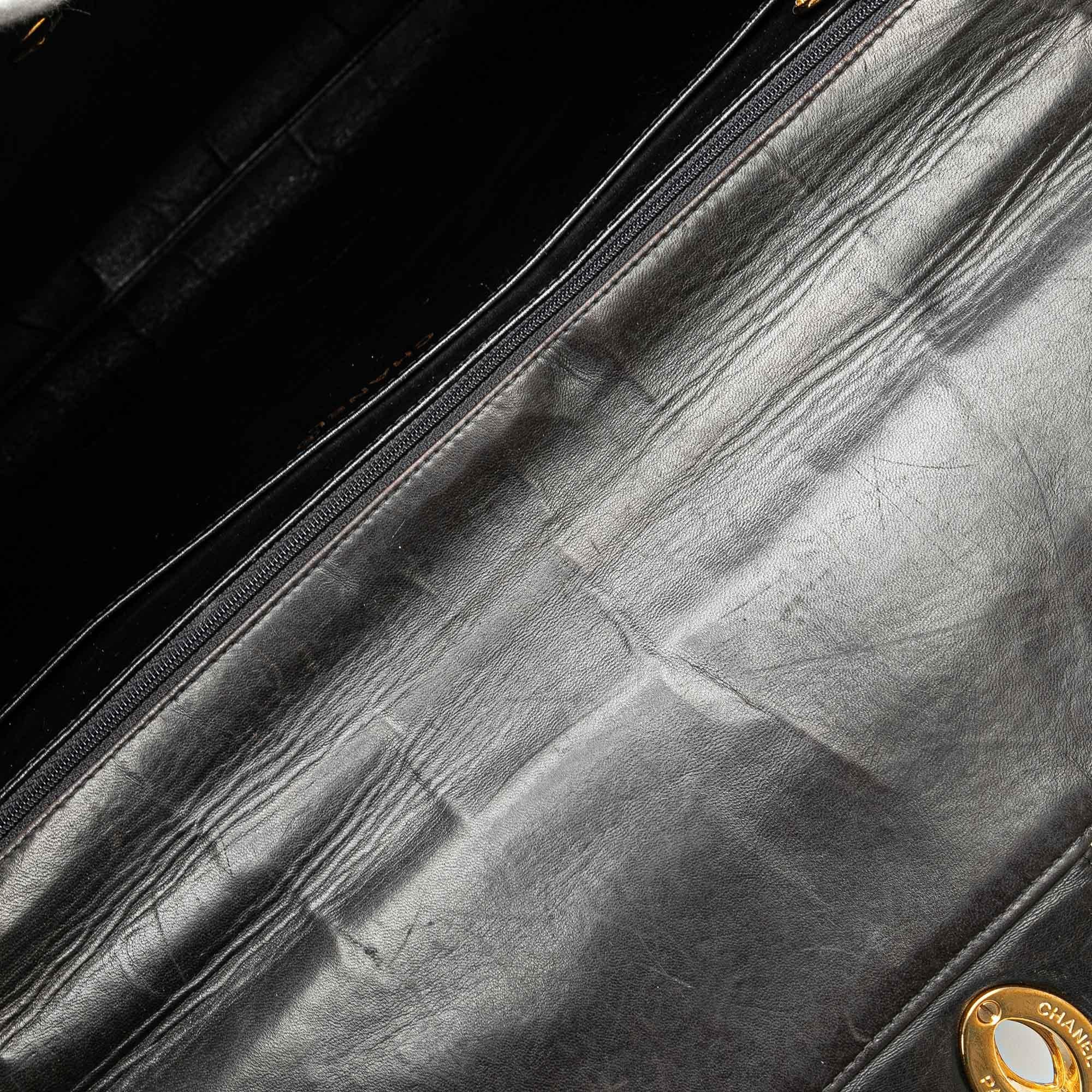 Top Quality Chanel CC Quilted Lambskin Flap Briefcase (SHG-q0A6fi)