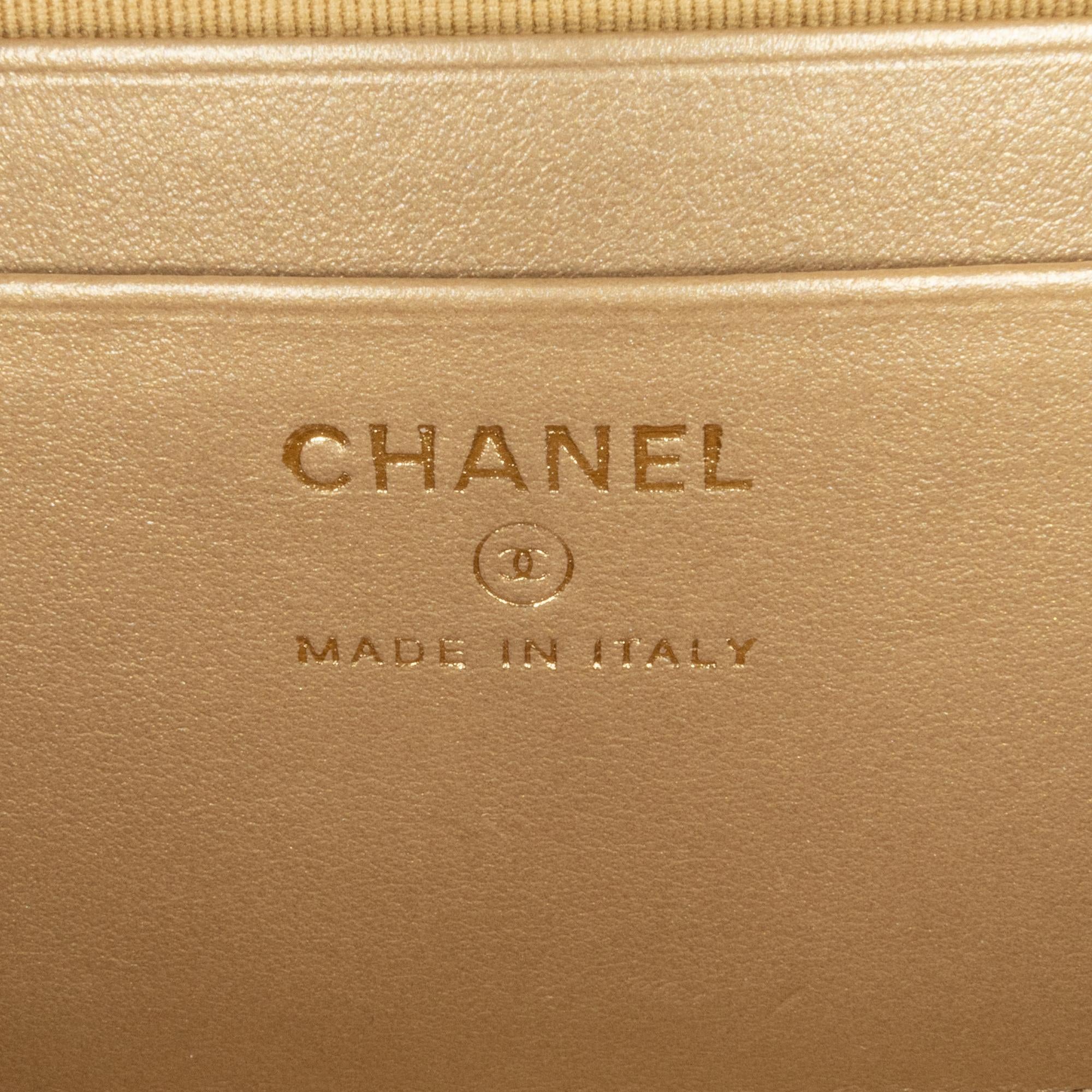 Top Quality Chanel CC Quilted Lambskin Pearl Crush Camera Bag (SHG-DwY2S3)