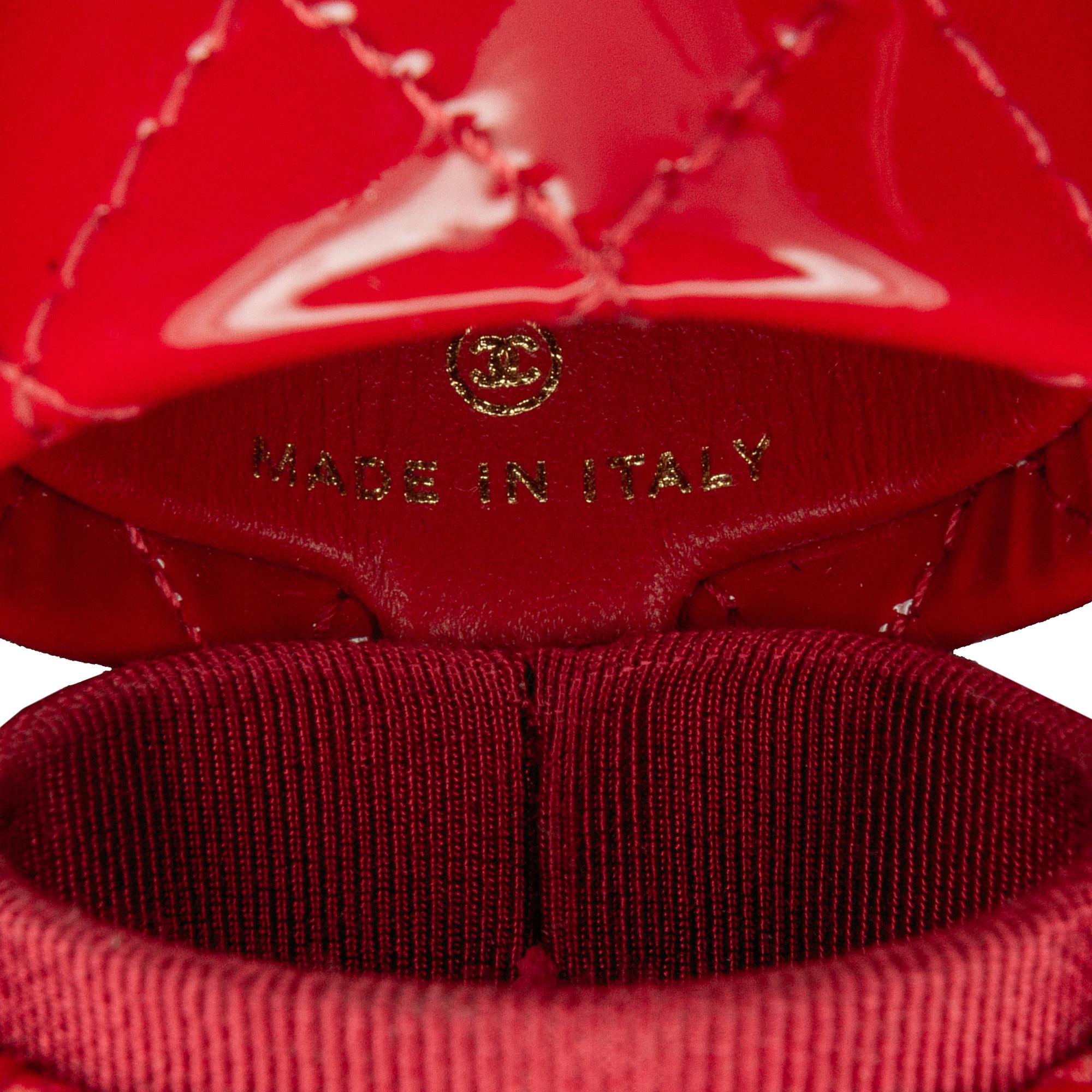 Top Quality Chanel CC Quilted Patent Lipstick Case (SHG-3hfbHz)