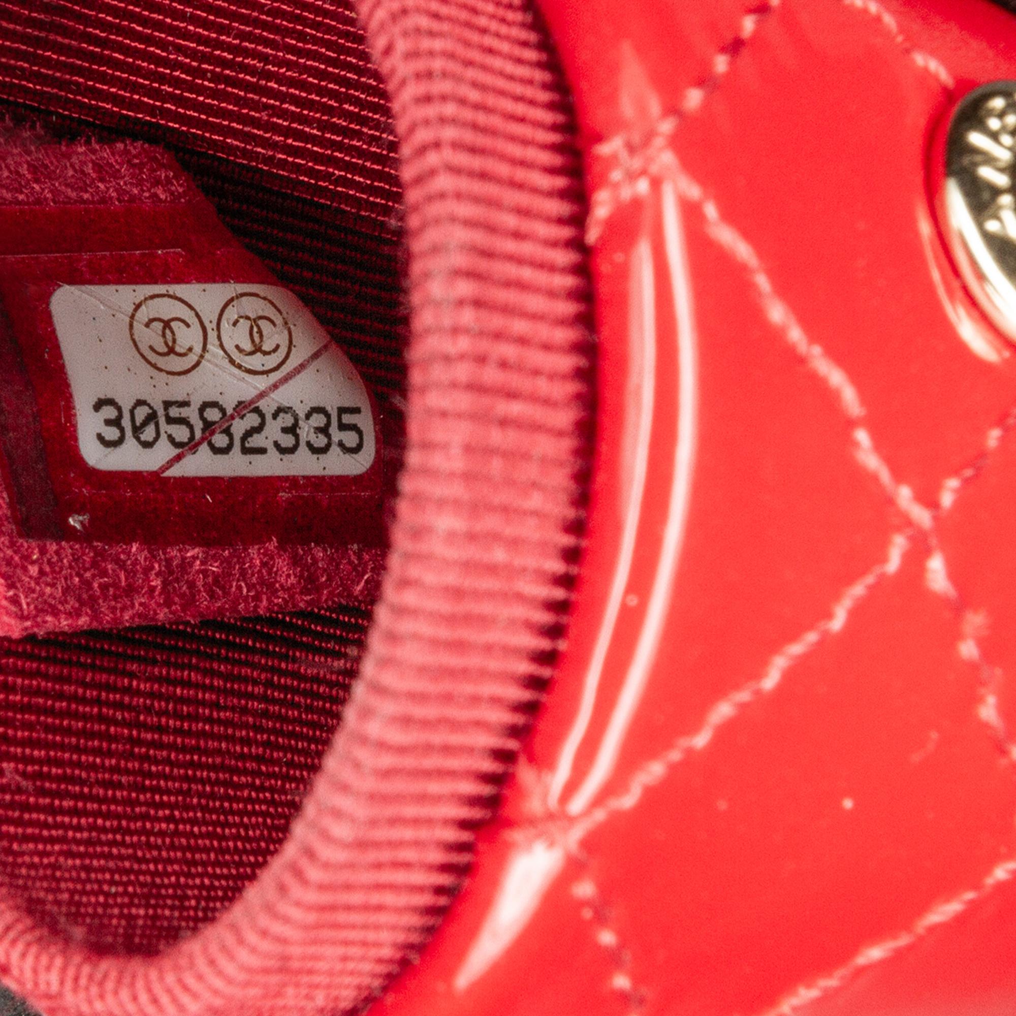 Top Quality Chanel CC Quilted Patent Lipstick Case (SHG-3hfbHz)