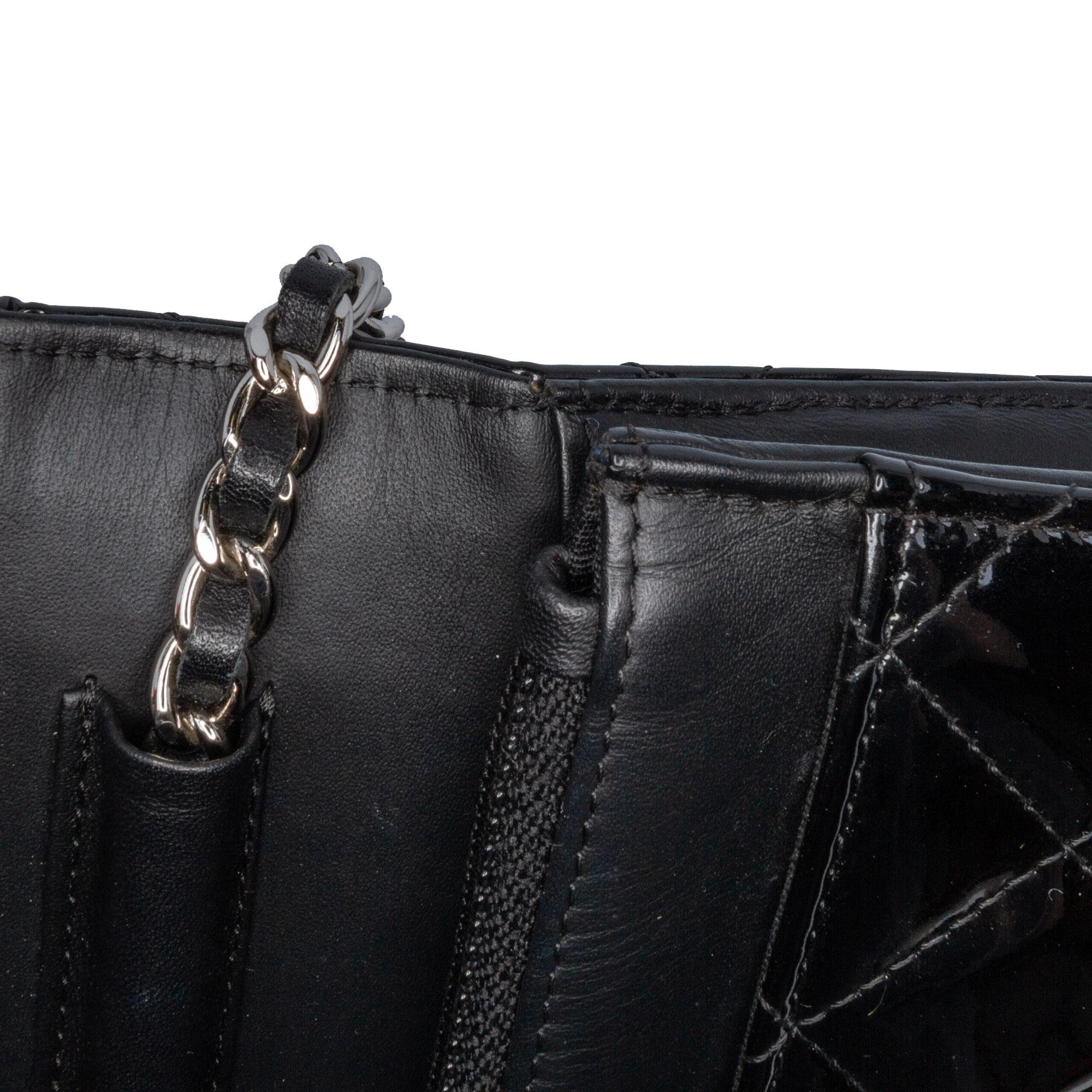 Top Quality Chanel CC Quilted Patent Wallet On Chain (SHG-8sYTvO)