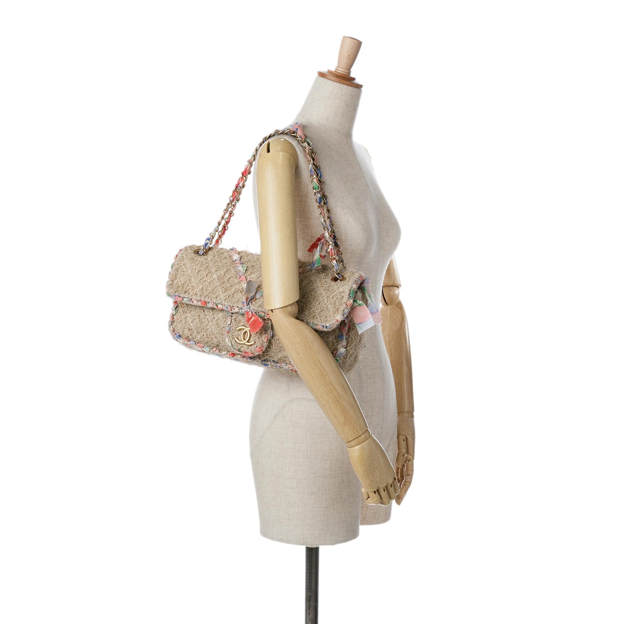 Top Quality Chanel CC Straw Country Flap (SHG-gfeq4q)