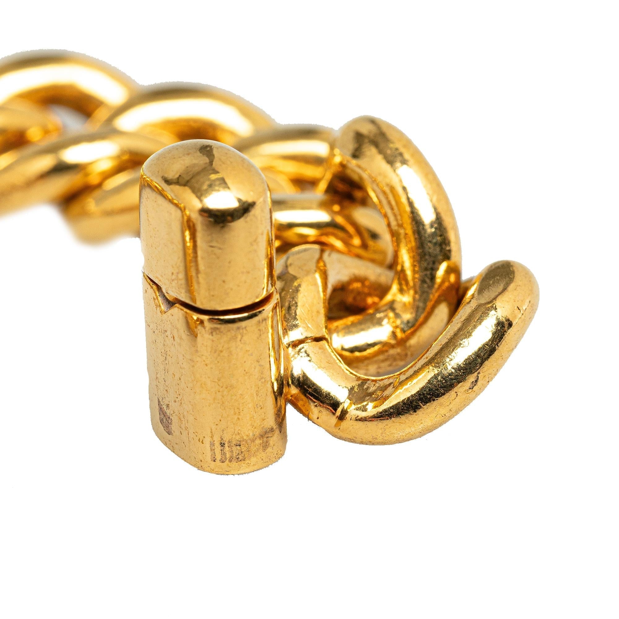 Top Quality Chanel CC Turnlock Chain Bracelet (SHG-dz1t30)